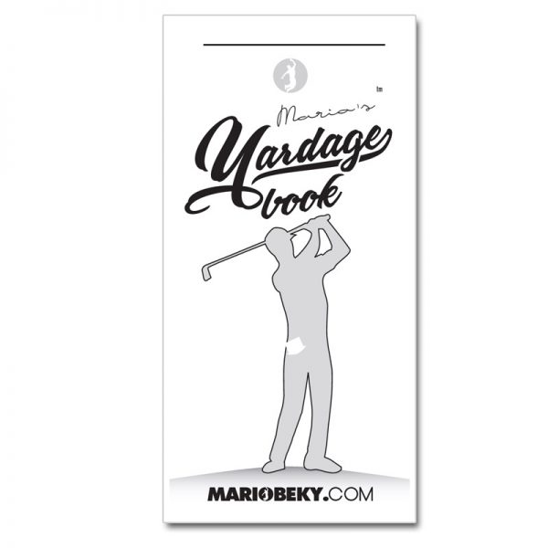 Mario Beky Golf The Easy Way Professional Yardage Book Advanced Mental Coaching Slim