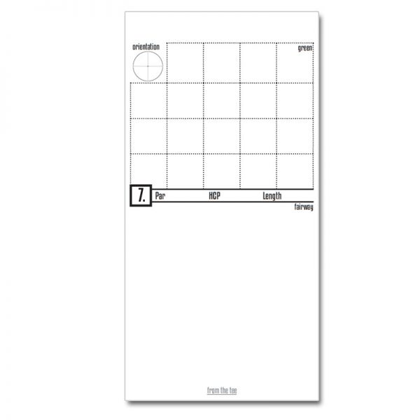 Mario Beky Golf The Easy Way Professional Yardage Book Advanced Mental Coaching Slim