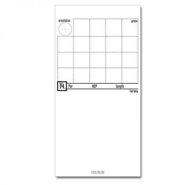 Mario Beky Golf The Easy Way Professional Yardage Book Advanced Mental Coaching Slim